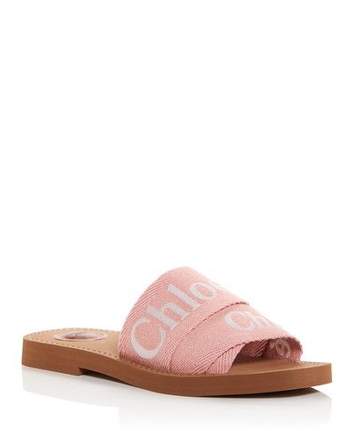 CHLOE Woody Flat Mule - Pink EU 39/US 8-8.5 - NEW $530