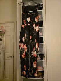 Agent Provocateur Elora Dress Black Floral UK 6 New With Tags