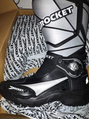 Joe Rocket GPX Boot / Size 8 / Blk/Gry Blaster Pro Boot / NIB