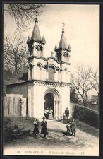 CPA Bétharram, 3e Station du Calvaire 