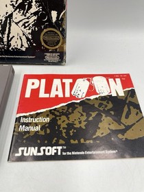 Platoon (Nintendo Entertainment System NES) Authentic CIB Complete