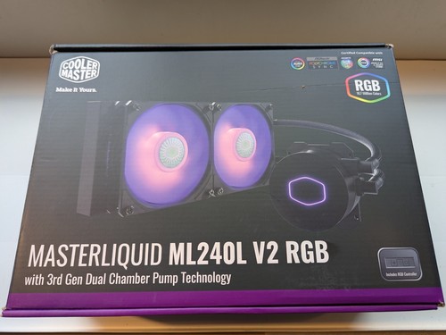 Cooler Master MasterLiquid ML240L V2 RGB CPU Cooler (2 Available) - Afbeelding 2 van 6