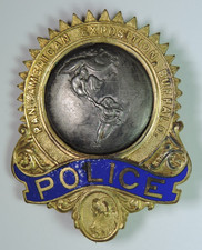 Obsolete 1901 Pan-American Exposition Buffalo New York Official Police Badge