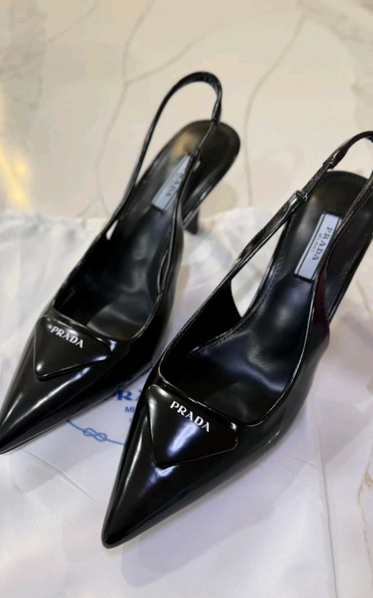 【どびー】Prada Pointed Toe Leather heels PRADA Patent Leather Heels Pointed Toe for Women for sale | eBay