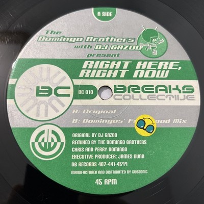 DJ Gazoo - Right Here, Right Now-Breaks-12''Vinyl record-2000 US