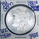1881 S BU UNCIRCULATED MORGAN SILVER DOLLAR AUTHENTIC U.S.MINT FREESHIPPING 3928