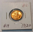 1952-D Lincoln Wheat Cent Gem Brilliant Uncirculated High Grade 95% Copper #14