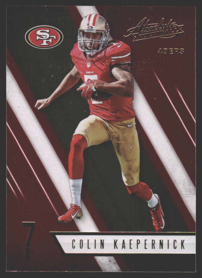 Colin Kaepernick #80 2016 Panini Absolute San Francisco 49ers