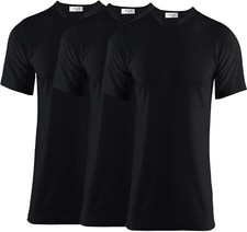 3 Pack Mens Thermals T Shirt  Body Warmer Base Layer Thermal Underwear Size XL