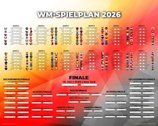 Spielplan Weltmeisterschaft WM 2026 World Cup...