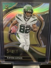 2023 Panini Select - Club Level Xavier Gipson #205 Green & Gold Prizm Die-Cut...