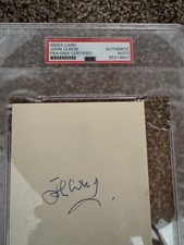 Fawlty Towers: John Cleese Slabbed PSA Autograph on Card