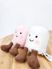 Jellycat Pairs of Marshmallows Bag Charm Keychains BNWT