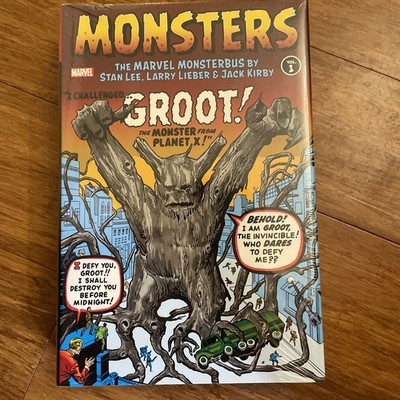 Monsters The Marvel Monsterbus Omnibus Groot  Still Sealed!! First Edition