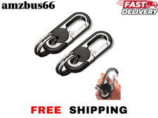 MenS Car Key Chain 2Pcs Personalized Creative Stainless Steel Car Keychain for
