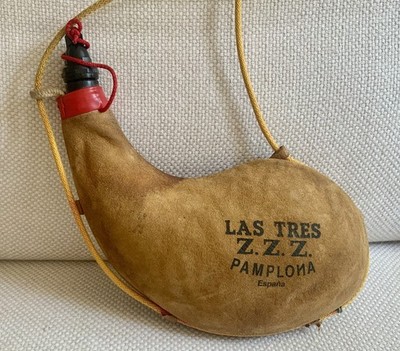 Original Las Tres ZZZ Pamplona Spanien Bota Tasche Stiefel drei ZZZ's Weinbehälter
