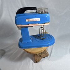Mixmaster Vintage Toy Kitchen Mixer Blue for Kids Ages 4-7, 8-11 Years