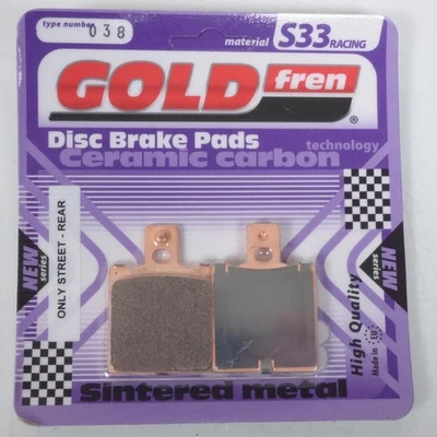 Plaquette de frein Gold Fren pour Moto Aprilia 250 RS 1995 à 2002 ARG Neuf - Photo 1/2