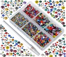 5000 SWAROVSKI CRYSTAL RHINESTONES AUSTRIA HUGE LOT REPAIR JEWELRY LOOSE STONES
