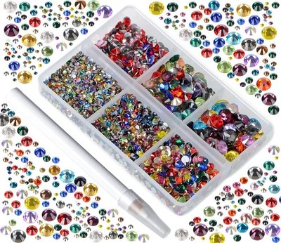 5000 SWAROVSKI CRYSTAL RHINESTONES AUSTRIA HUGE LOT REPAIR JEWELRY LOOSE STONES