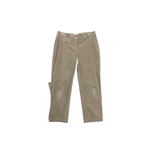 Y2k Miu Miu mid rise cargo style capri corduroy pants size IT42