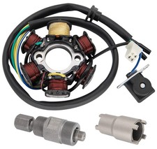 Ignition Stator Magneto 5 wire AC 6 Pole Coil for GY6 125cc 150cc Scooter ATV...