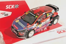 SCX HYUNDAI i20 RX 'GRONHOLM' 1:32 SLOT CAR - BRAND NEW # U10391X300 SEALED!