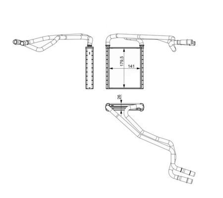 Mahle WäRmetauscher, Innenraumheizung AH 348 000S FüR Ford-image