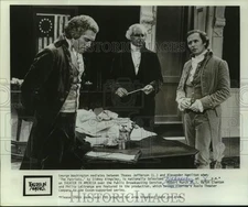Press Photo Robert Murch, Ralph Clanton and Philip LeStrange in The Patriots.