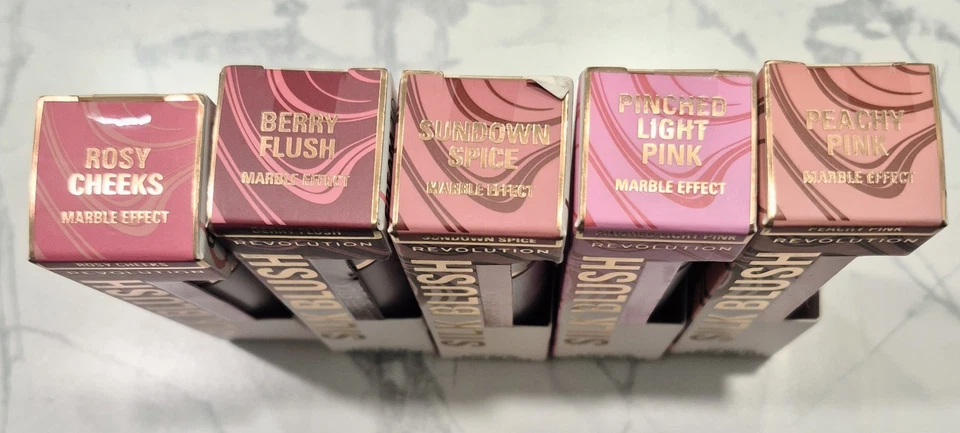REVOLUTION Skin Silk Blush + Lip Stick *PICK SHADE* NEW - Image 2 of 4