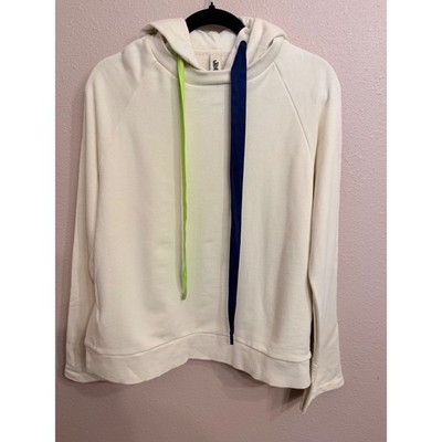 Lucky Chouette Cream Graphic Hoodie C'est Tout Moi Snap Side LFTA-W19800-01