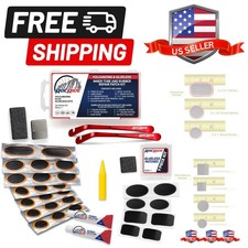 36-PC Bike Inner Tube Repair Kit. Includes Vulcanizing and Self Adhesive Bike...