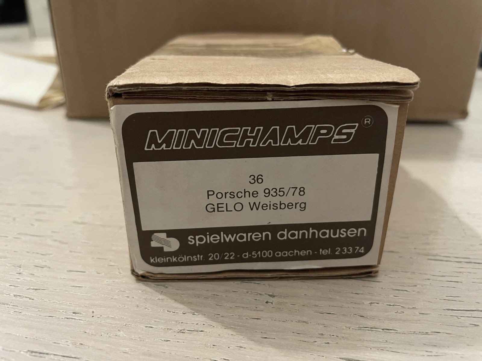 Porsche 935/78 GELO Weisberg 1/43 Kit Minichamps Vintage 1.43 36
