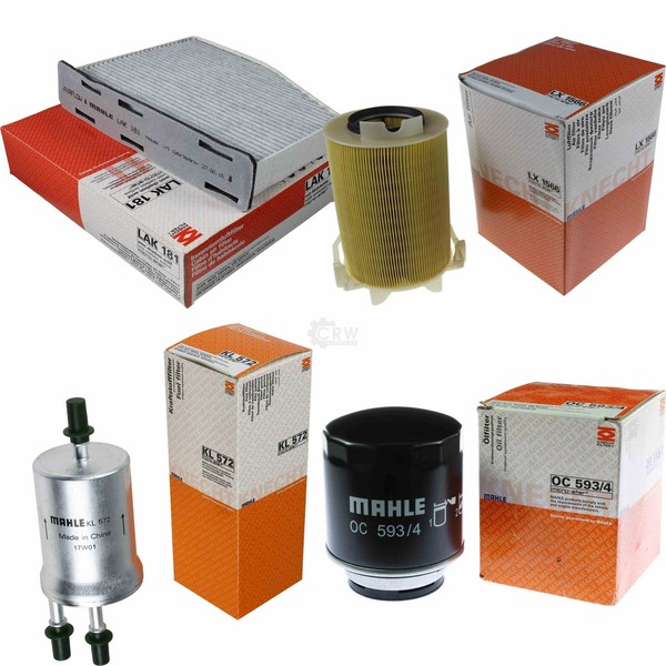 Mahle Kraftstofffilter KL 572 Innenraum LAK 181 Luft LX 1566 ÖLfilter OC 593/4-image