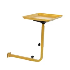 Salon Tray for Hair Stylist Steel 360° Rotating Barber Chair Tray Tattoo Tools