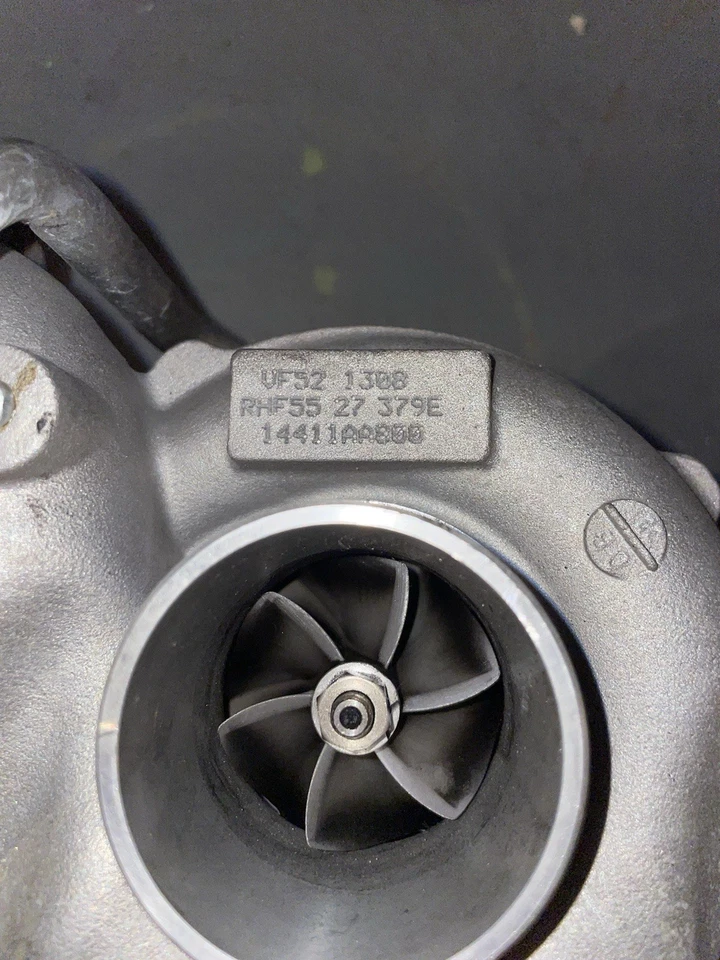 Turbocompresor IMPREZA GT WRX 08-14 especificaciones de fábrica VF52 (grieto)  Foto 2 de 4