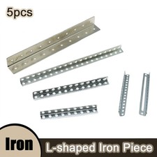 5pcs Right Angle Iron Bar L-shaped Angle Piece Multi-hole Connection Bracket