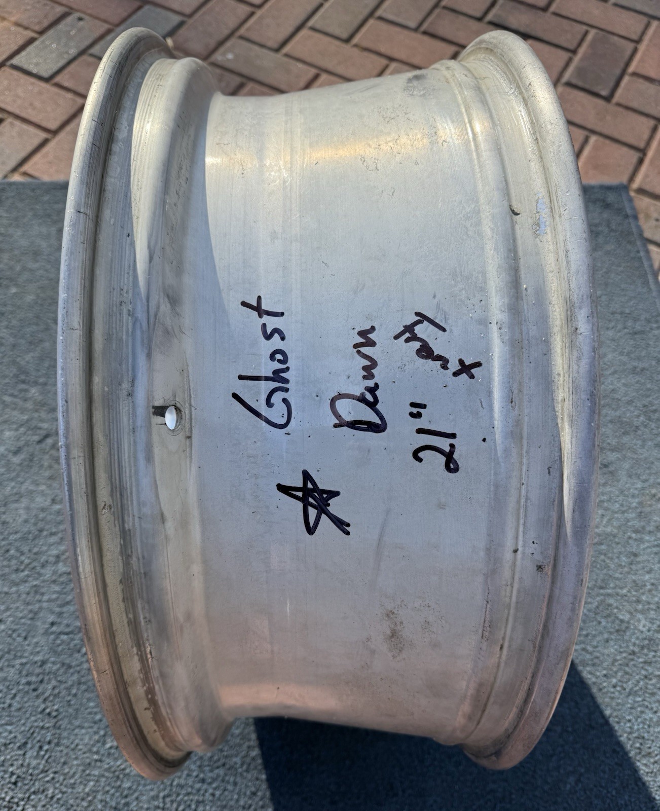 Rolls-Royce Dawn Ghost Wraith Front 21" Wheel Rim Polished OEM 6860591