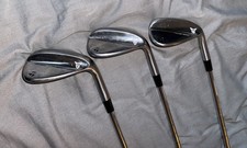 TaylorMade Milled Grind Chrome Wedge Set 52* 56*60* KBS Steel Shafts - NICE!!!