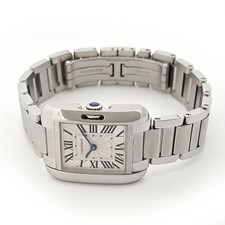 Cartier Tank Anglaise SM W5310022 Quartz Stainless Steel Ladies CARTIER Used Wat 2