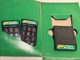 Intellivision Lot of 5 Vintage Mattel Games Golf, Racing, Bowling, Poker, Skiing