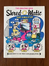 Vintage 80’s TOWN & COUNTRY Surfboards SHRED-O-MATIC School Folder 1987 NAZAR