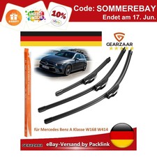 Scheibenwischer Vorne + Hinten Komplett Set für Mercedes Benz A Klasse W168 W414