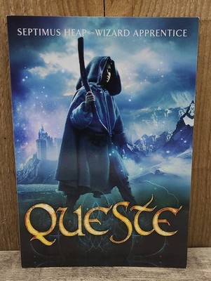 Septimus Heap Queste Werbe Postkarte Zauberer Lehrling Buch 4 Lesezeichen