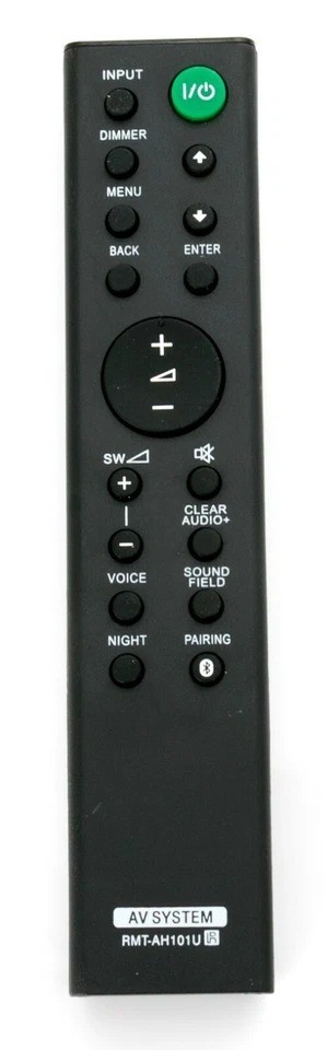 New RMT-AH101U Replace Remote Control for Sony Soundbar HT-CT780 SA-CT780 HTCT38