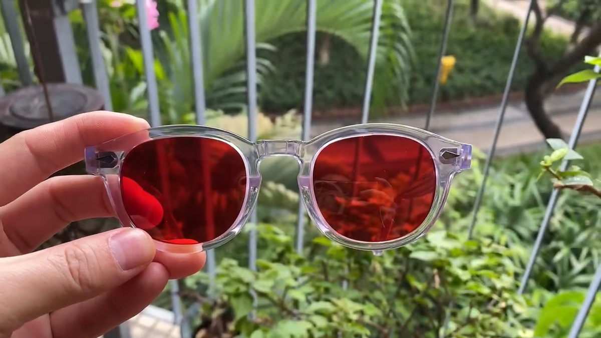 Retro Sunglasses Mens Red Frame Sunglasses Mens Red Shade Glasses