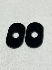 2 Genuine Harley Davidson Black Oval Washer OEM 7008 Robison Harley Davidson AMF