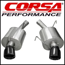 Corsa Sport 2.5" Axle-Back Exhaust Kit fit 05-10 Ford Mustang Shelby GT500 5.4L