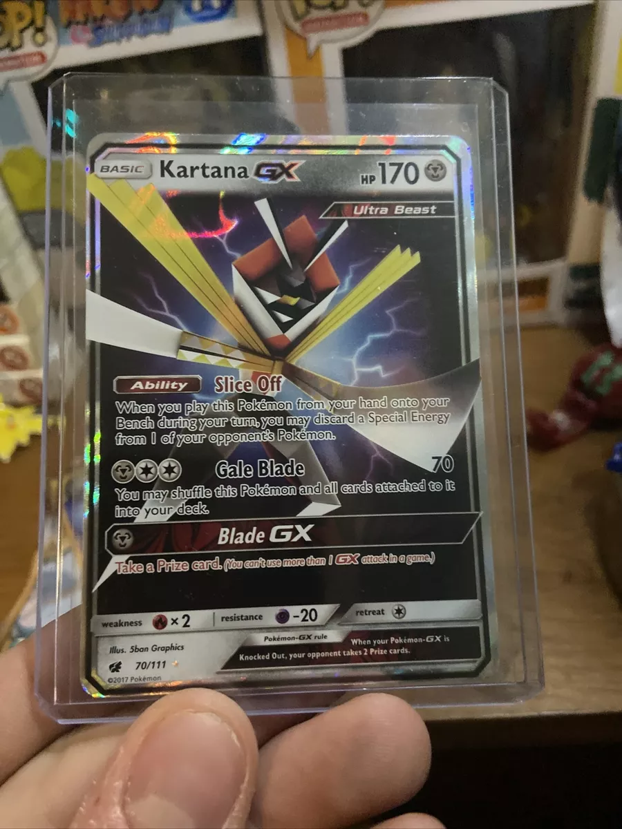 Kartana Gx Pokemon Card 70/111 Pack Fresh! Mint Ready To Be Graded