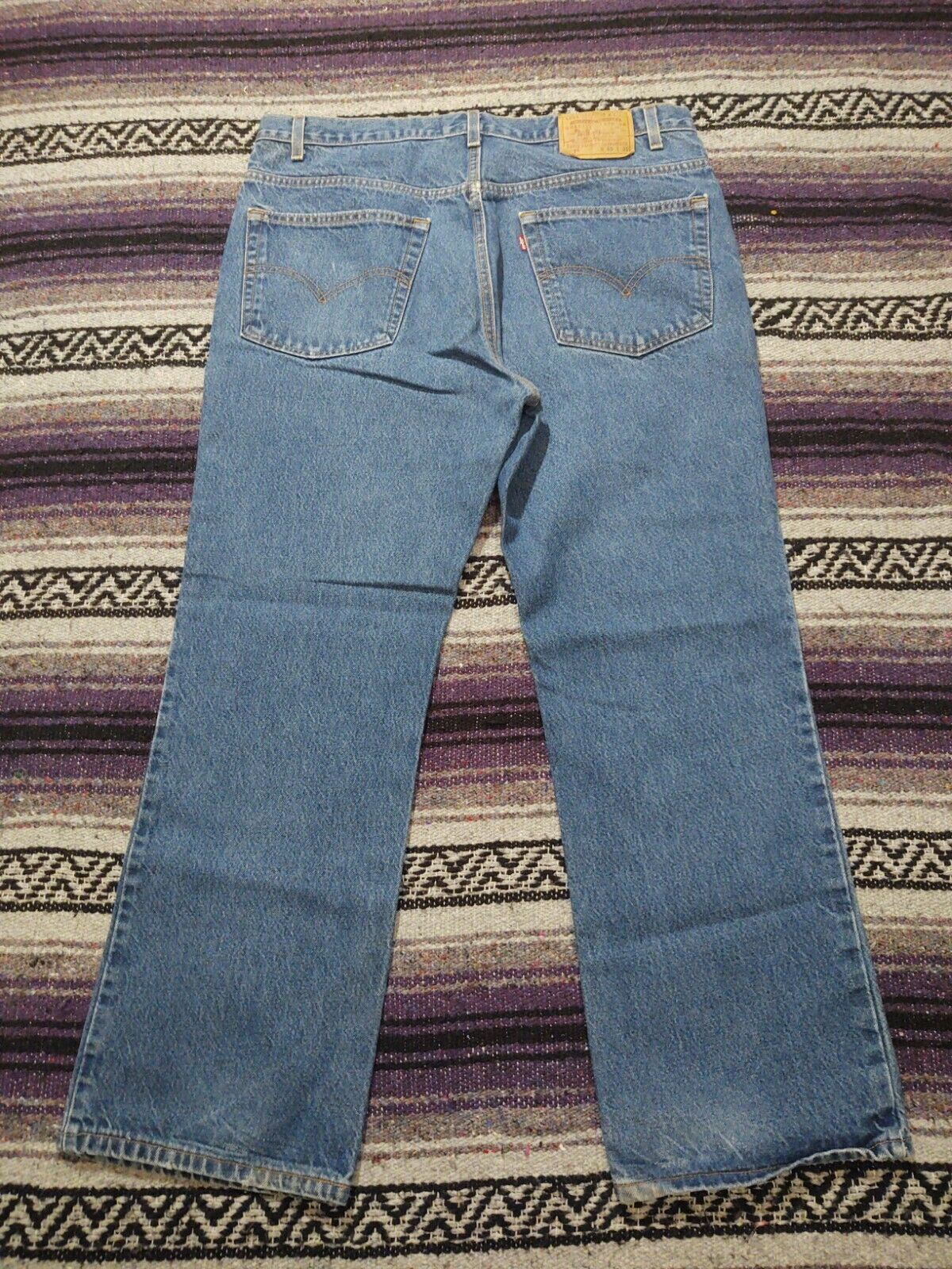 Vintage 80s 90s Levis 517 Boot Cut Flare 40x30 (T… - image 10